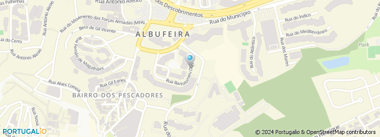 Mapa de Apartado 208, Albufeira