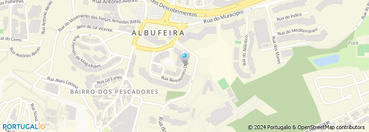 Mapa de Apartado 360, Albufeira