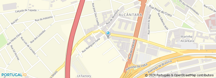 Mapa de Alcantara 7 - Galeria de Arte, Lda