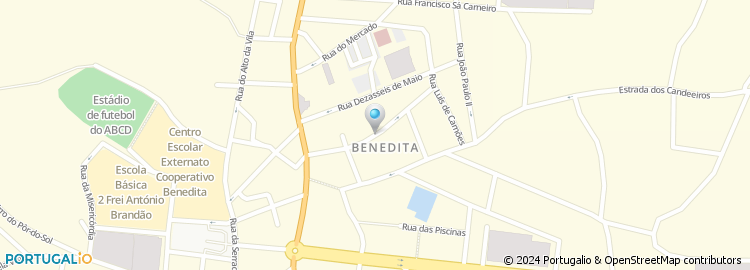 Mapa de Apartado 101, Benedita