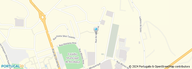Mapa de Apartado 82, Alcobaça