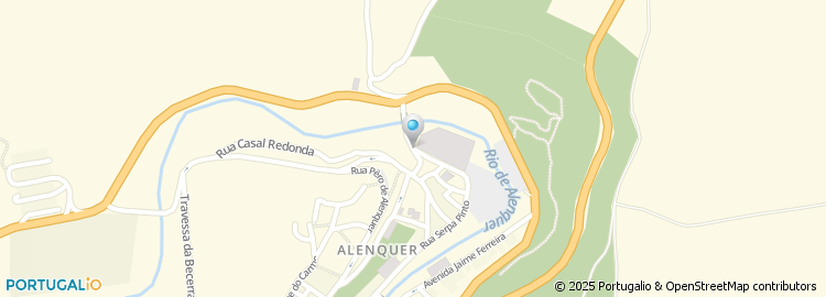 Mapa de Alameda das Águas