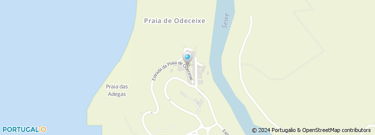 Mapa de Praia de Odeceixe