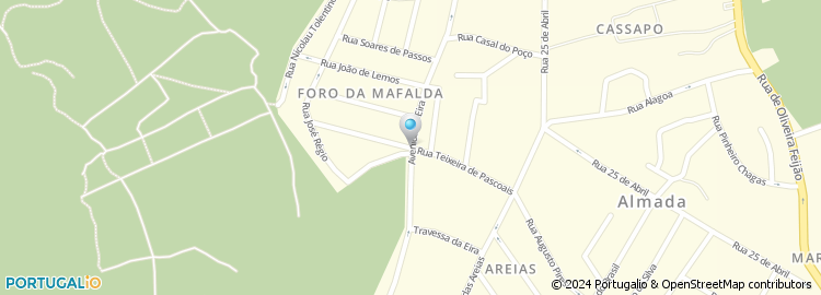 Mapa de Avenida da Eira