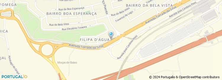 Mapa de Avenida Torrado da Silva