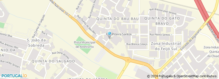 Mapa de Praceta Quinta do Bau-Bau