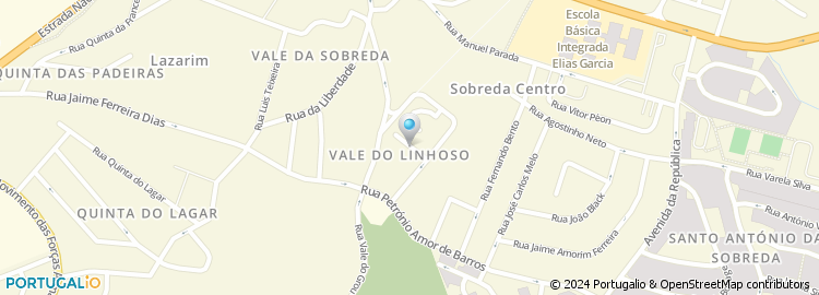 Mapa de Praceta Vale Linhoso