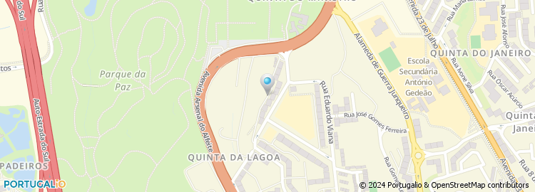 Mapa de Quinta do Quebra Joelhos