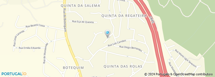 Mapa de Rua Agostinho Vasconcelos