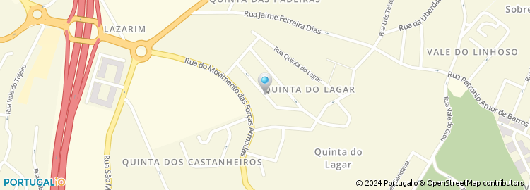 Mapa de Rua Álvaro Ribeiro