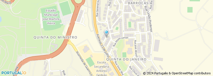 Mapa de Rua Alves Redol