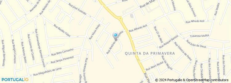 Mapa de Rua António Oliveira