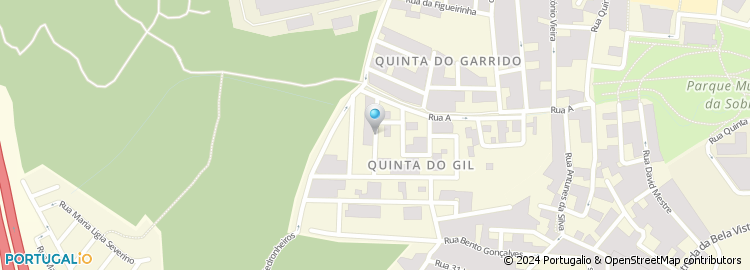 Mapa de Rua B da Quinta do Gil