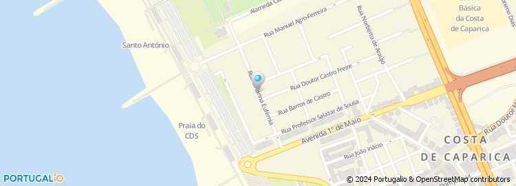 Mapa de Rua Catarina Eufémia