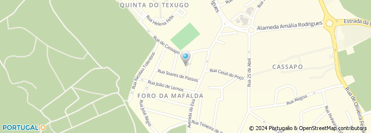 Mapa de Rua Correia Garção