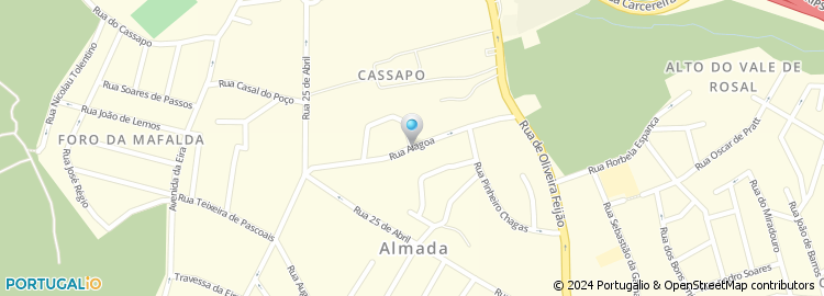 Mapa de Rua da Alagoa