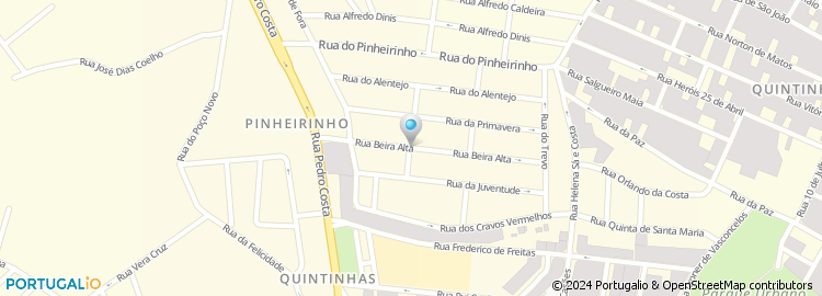 Mapa de Rua da Beira Alta