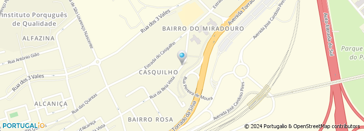 Mapa de Rua da Bela Vista