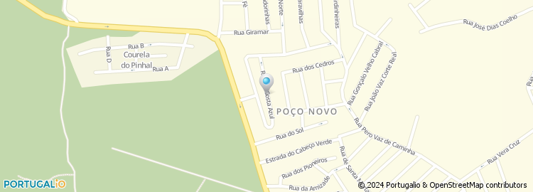 Mapa de Rua da Costa Azul