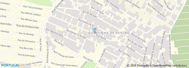 Mapa de Rua da Vitória