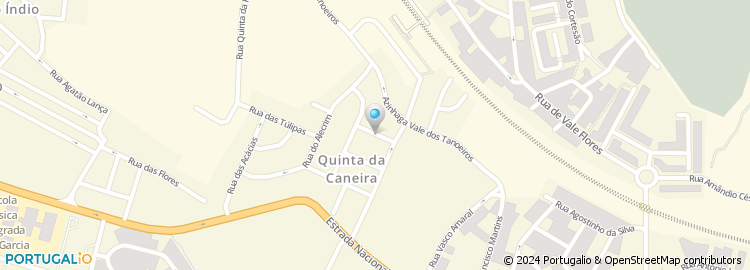 Mapa de Rua das Dálias