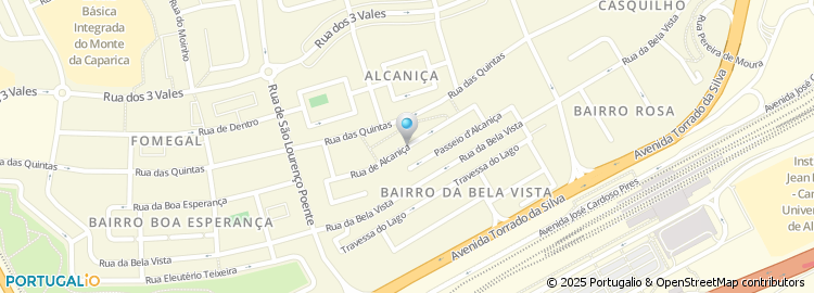 Mapa de Rua de Alcaniça