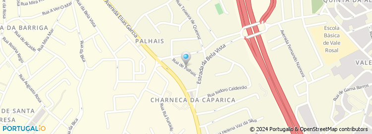 Mapa de Rua de Palhais