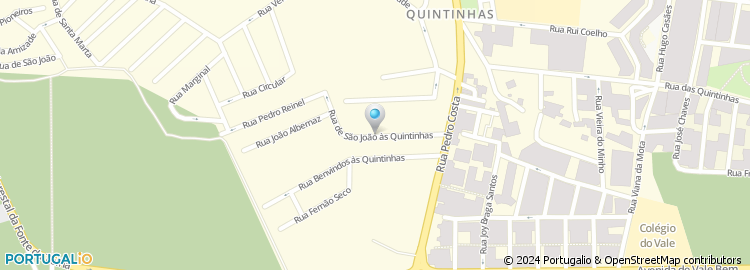 Mapa de Rua de São João Ás Quintinhas