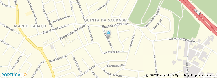 Mapa de Rua Dias Ferreira
