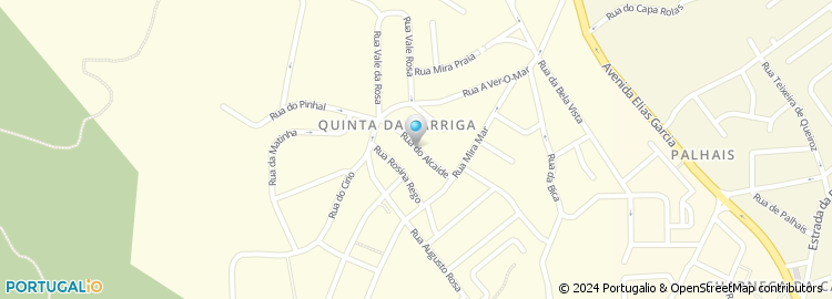 Mapa de Rua do Alcaide