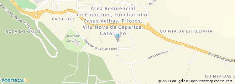 Mapa de Rua dos Capuchos