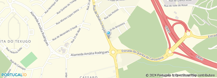 Mapa de Rua Emanuel Félix