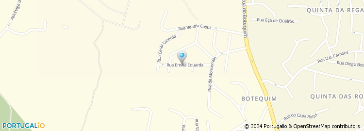 Mapa de Rua Emília Eduarda