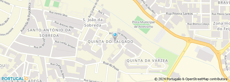 Mapa de Rua Eugénio de Andrade