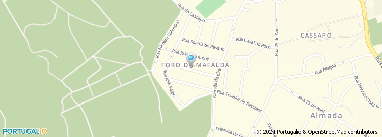 Mapa de Rua Fialho de Almeida