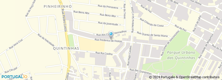 Mapa de Rua Frederico de Freitas