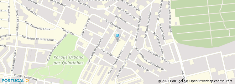 Mapa de Rua Frei Nicolau Oliveira