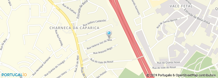 Mapa de Rua Helena Vaz da Silva
