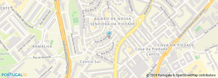 Mapa de Rua Ilha Formosa