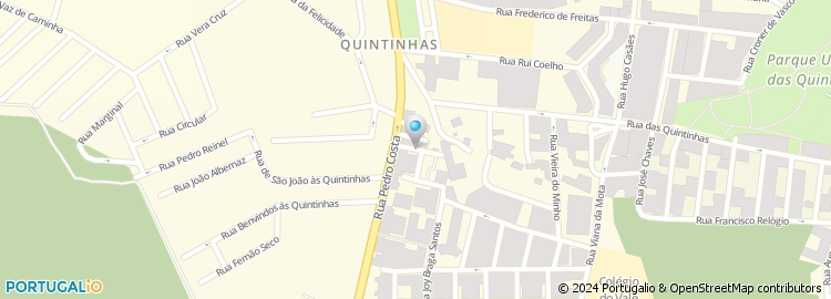 Mapa de Rua Inocêncio Santos