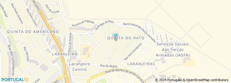 Mapa de Rua João de Deus