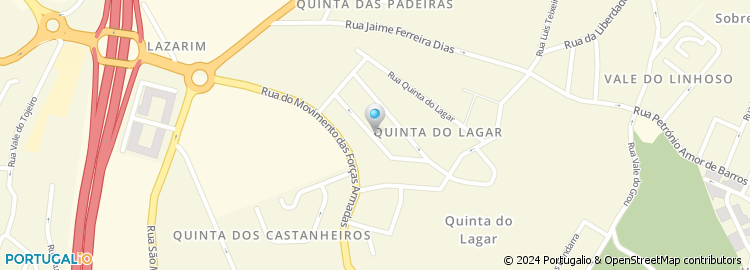 Mapa de Rua Leonel Ribeiro