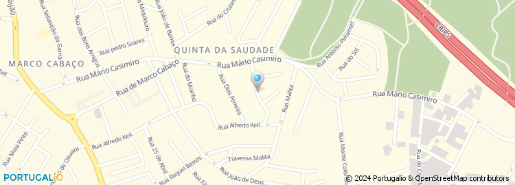 Mapa de Rua Luísa Neto Jorge