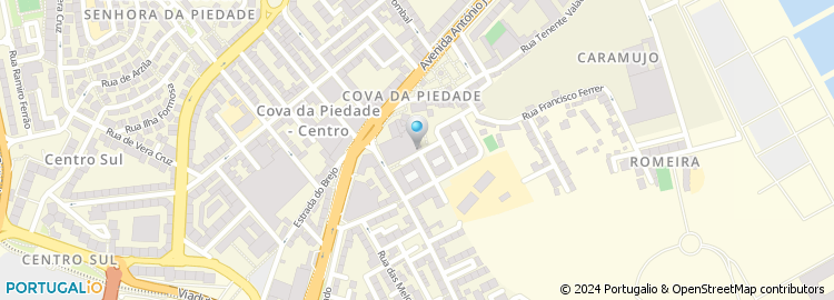 Mapa de Rua Manuel Calvário