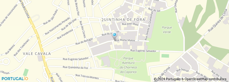 Mapa de Rua Maria Matos