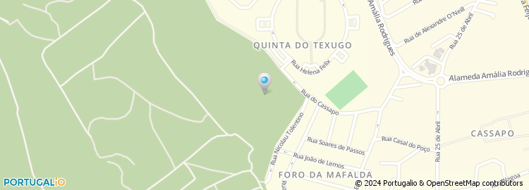 Mapa de Rua Nicolau Tolentino