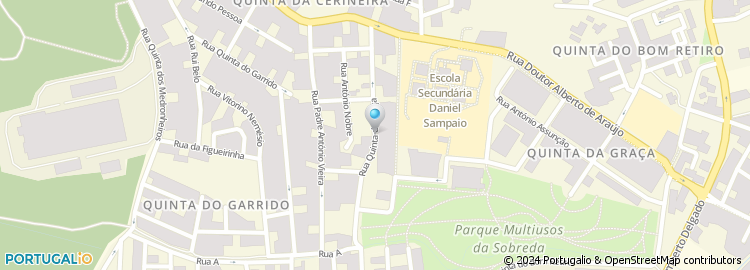 Mapa de Rua Quinta da Graça