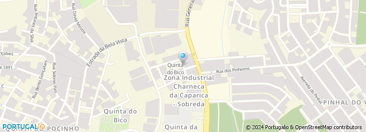 Mapa de Rua Quinta do Bico