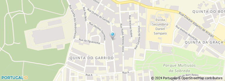 Mapa de Rua Quinta do Garrido