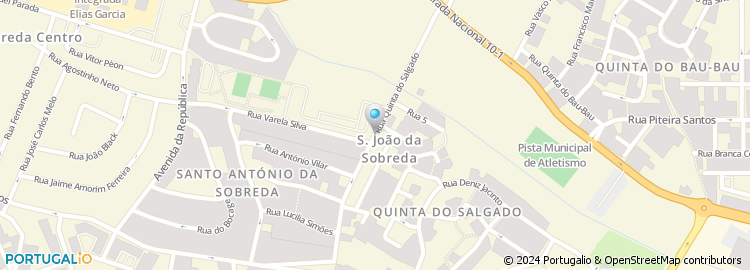 Mapa de Rua Quinta do Salgado